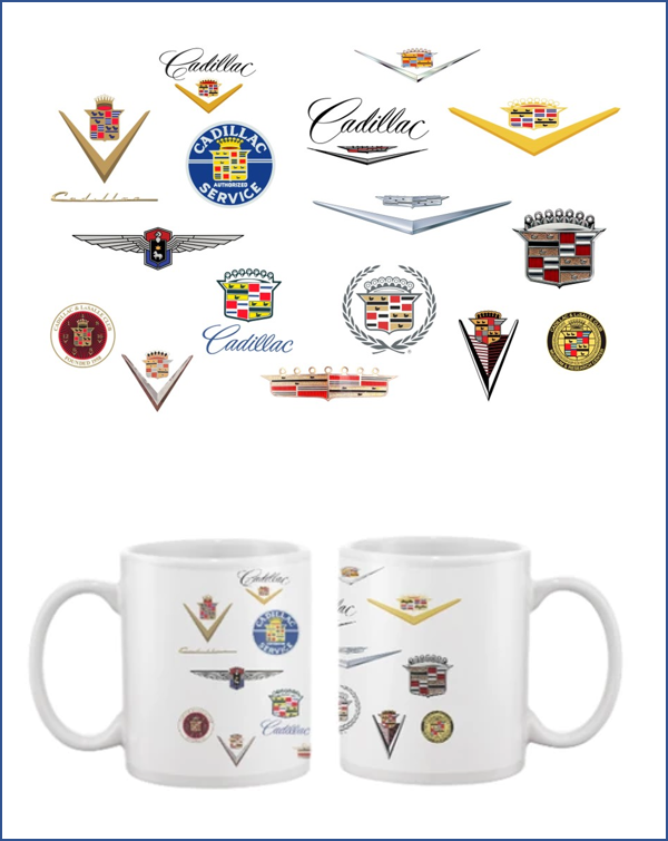 cadillac coffee cup CLC Cadillac Through the years Coffee mug