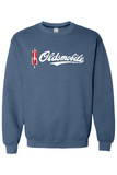 OLDSMOBILE SCRIPT &  ROCKET SWEATSHIRT (printed)