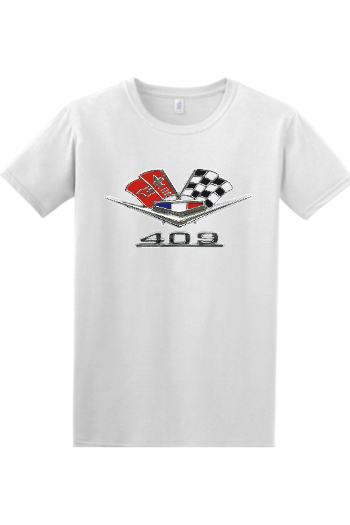 Chevrolet 409 Cross Flags T-shirt