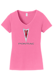 Pontiac 2000's Ladies Short sleeve V-neck Gildan T-shirt