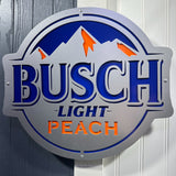 Anheuser-Busch Busch Light Peach Logo - Compressed Series