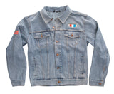 GM JEAN JACKET - CAMARO EMBLEM FRONT AND LETTERS ON BACK (LIMITED STOCK)