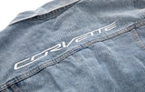 GM JEAN JACKET - CORVETTE C7 EMBLEM FRONT AND LETTERS ON BACK (LIMITED STOCK)