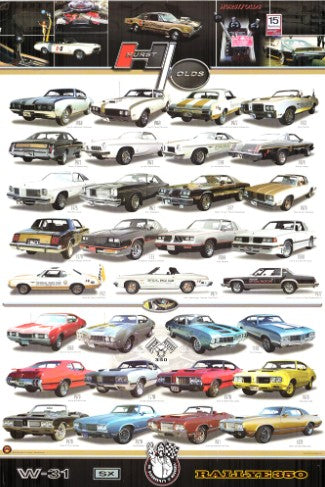 Oldsmobile Hurst Olds Lineage Vinyl Garage Banner