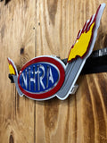 NHRA Logo With Header Pipe Flames