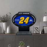 Jeff Gordon #24 Sheet Metal Oval Diecast Display
