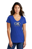 100th  ANNIVERSARY ROUTE 66 Ladies Short sleeve V-neck T-shirt