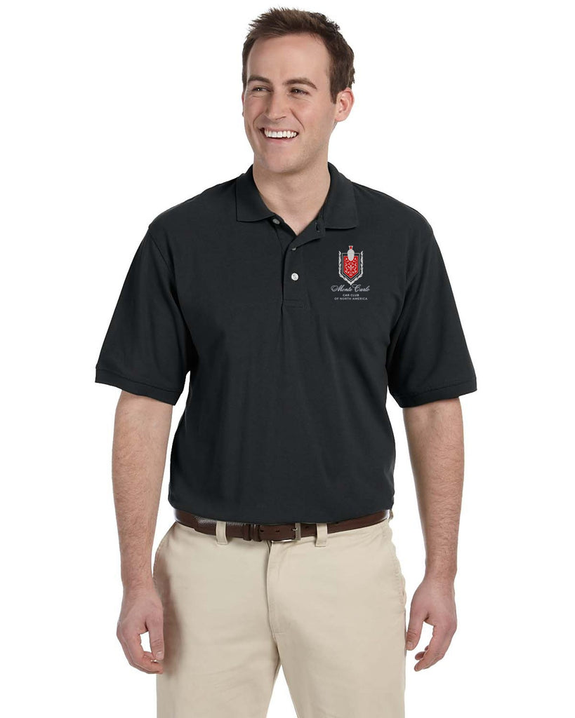 MONTE CARLO CLUB Cotton blend polo shirt