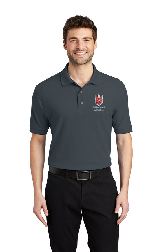 MONTE CARLO CLUB Cotton blend polo shirt