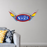NHRA Logo With Header Pipe Flames