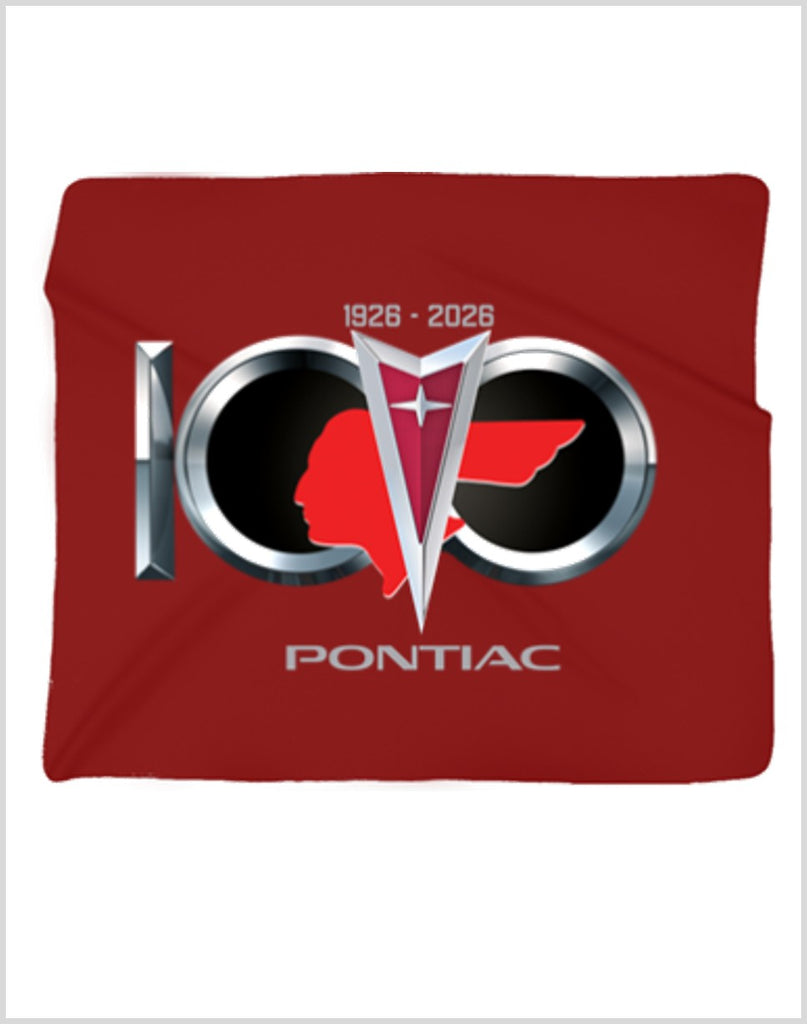 Pontiac 100th Anniversary Fleece Blanket