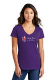MONTE CARLO CLUB LADIES V-NECK T-shirt