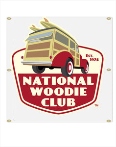 Woodie Club Vinyl Banner