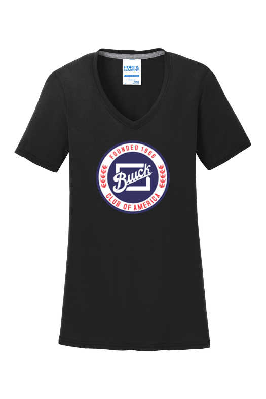 BCA Buick Club of America Ladies Short sleeve V-neck T-shirt
