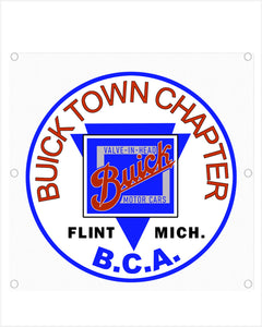 BCA Buicktown Chapter Vinyl Garage Banner