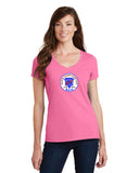 BCA Buicktown Chapter Ladies Short sleeve V-neck T-shirt