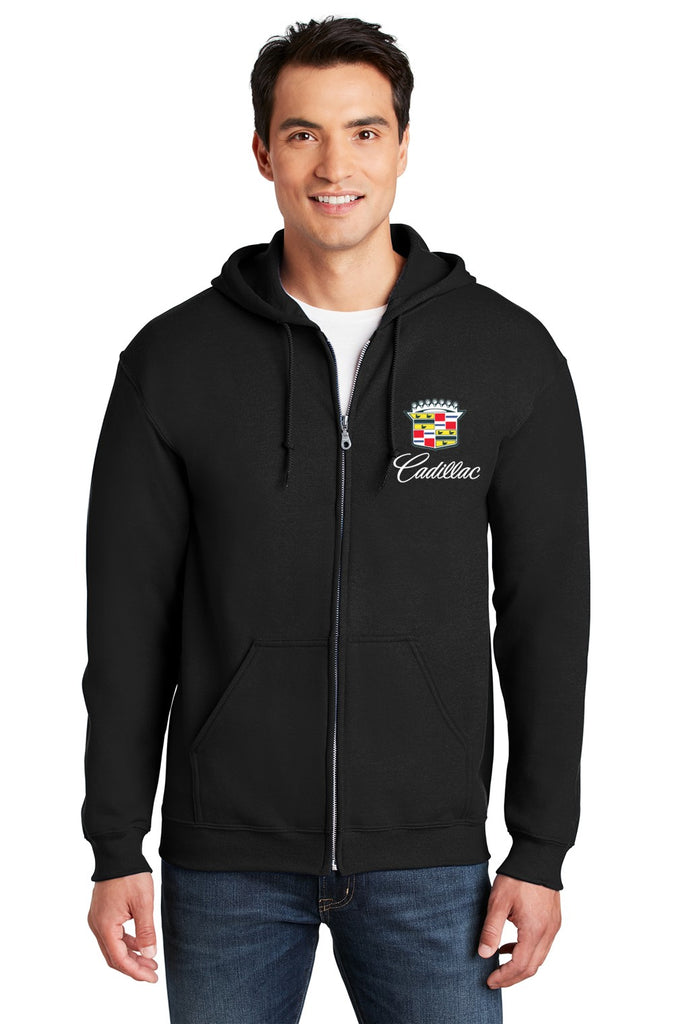 Cadillac 80s Embroidered Full Zip Hoodie