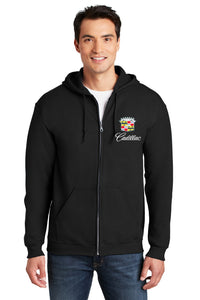 Cadillac 80s Embroidered Full Zip Hoodie