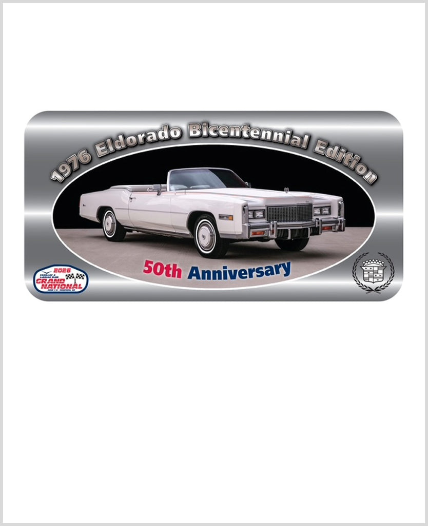 CADILLAC & LaSALLE CLUB - 2026 GRAND NATIONAL LICENSE PLATE