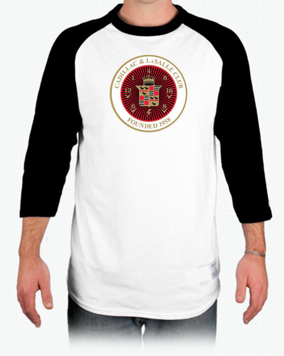 CLC Cadillac & LaSalle Club Raglan Baseball T-Shirt