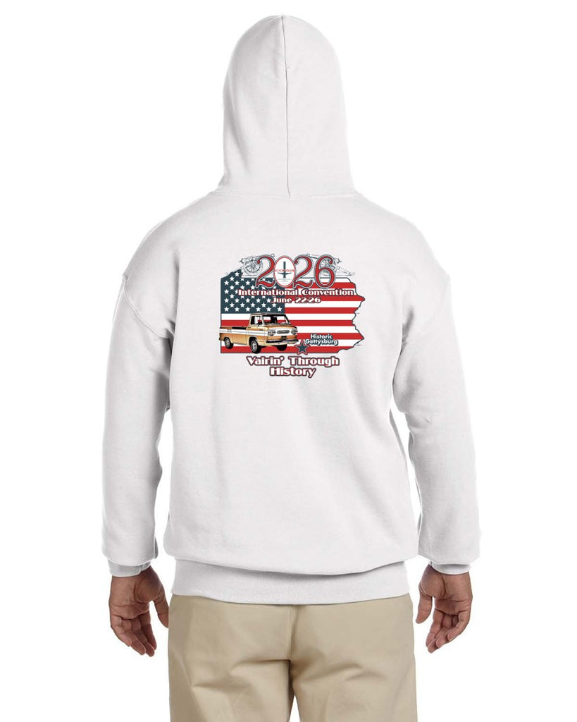 CORVAIR CORSA CLUB 2026 CONVENTION HOODIE (2 sided print)