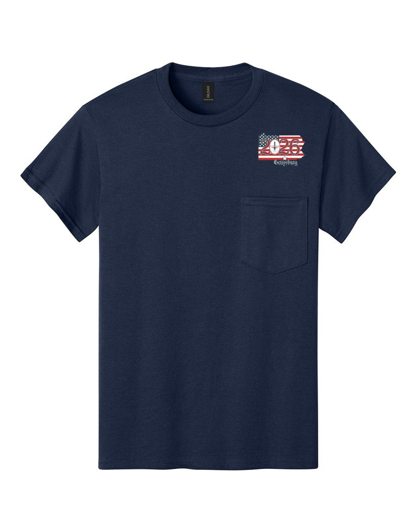 CORVAIR CORSA CLUB 2026 CONVENTION POCKET T-shirt (2 sided print)
