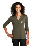 Corvette Club of Utah Ladies Henley Shirt