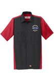 Chevrolet Genuine Parts Red Kap Short Sleeve Two-Tone Mechanic Shirt