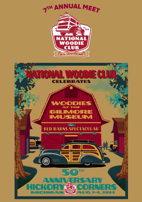 Woodie Club 50TH ANNIVERSARY T-Shirt -CONVENTION EDITION (2 SIDED PRINT)