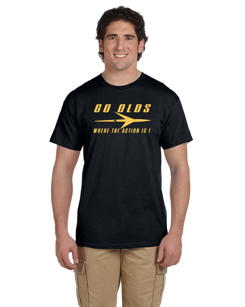 Oldsmobile Go Olds Where the Action Is T-Shirt