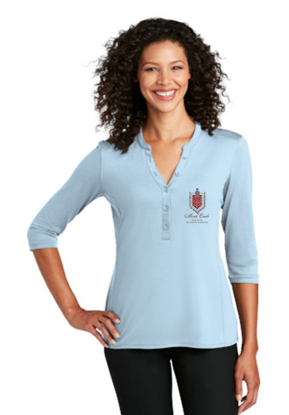 MONTE CARLO CLUB Ladies Henley Shirt