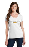 MONTE CARLO Letters LADIES V-NECK T-shirt