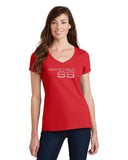 MONTE CARLO SS LADIES V-NECK T-shirt