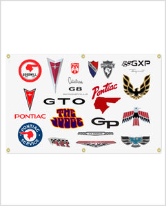 Drapeau Flag Bannière, Pontiac Trans Sport, neuf Drapeau Flag Bannière, Pontiac Trans Sport, neuf