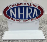 NHRA 1/24 Championship Sheet Metal Drag Racing Logo Diecast Display