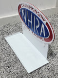 NHRA 1/24 Championship Sheet Metal Drag Racing Logo Diecast Display
