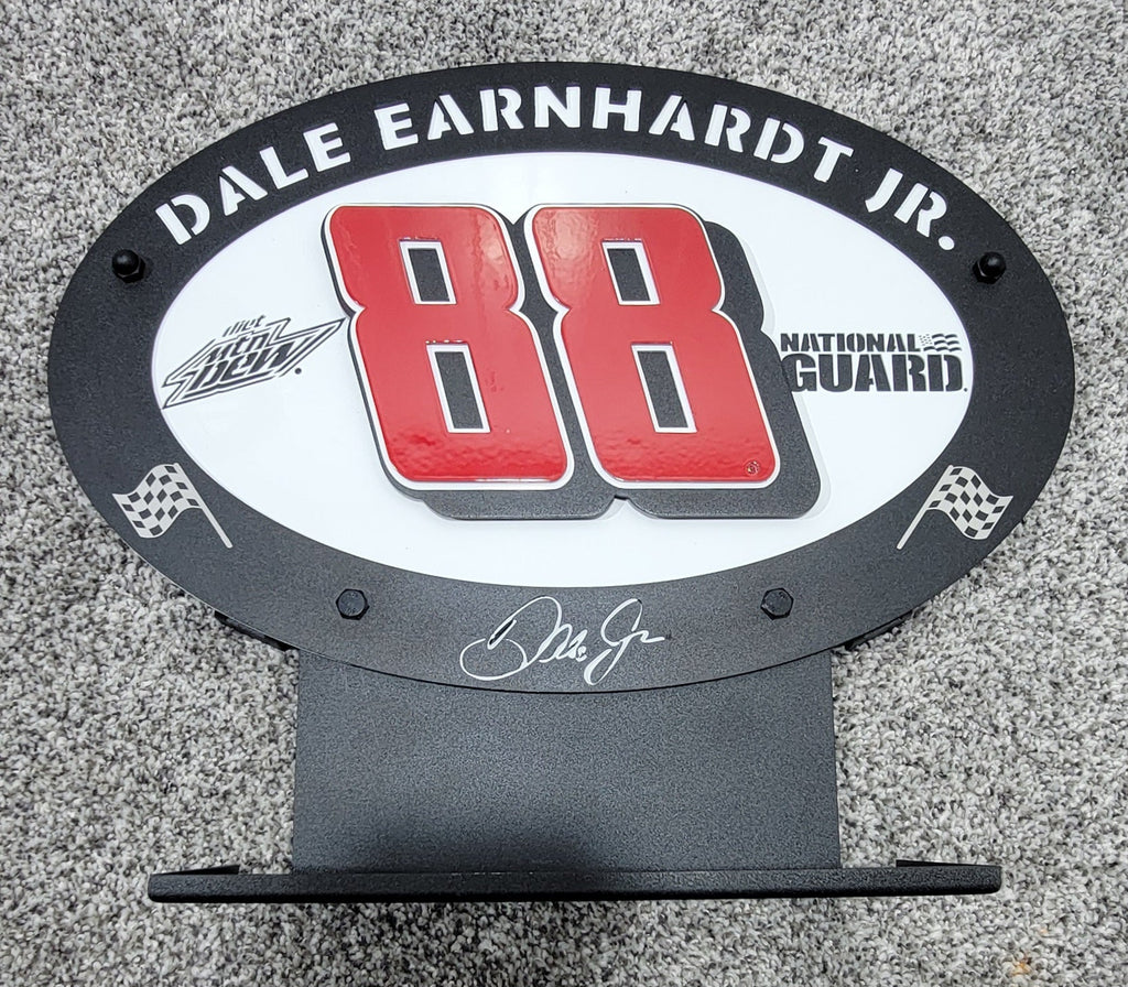 Dale Earnhardt Jr. #88 Oval 3D Premier Metal Diecast Display