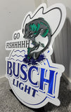 Anheuser Busch Busch Light Go Fishhhhh Logo - Compressed Series