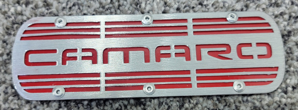 Chevrolet Camaro Racing Valve Cover Collection - Magnet And Diecast Display