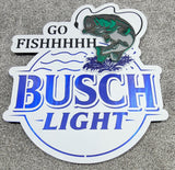 Anheuser Busch Busch Light Go Fishhhhh Logo - Compressed Series