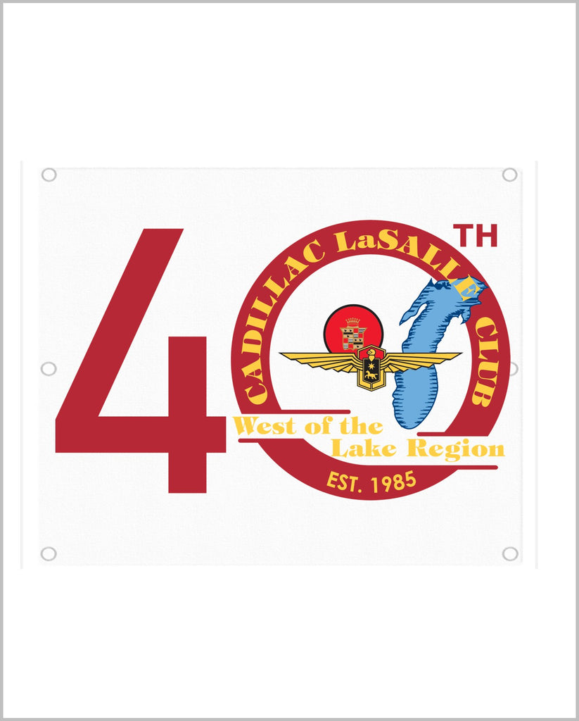 CLC West of the Lake Region 40th Anniversary Garage Banner