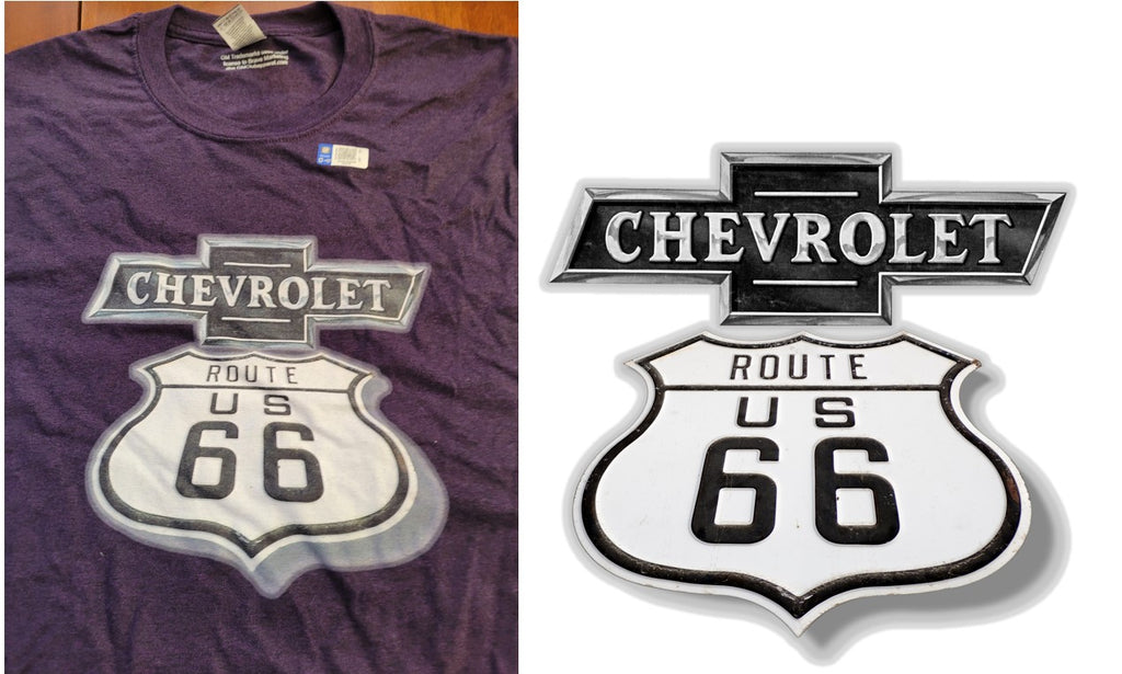 Chevrolet 1942 Bowtie ROUTE 66 T-shirt