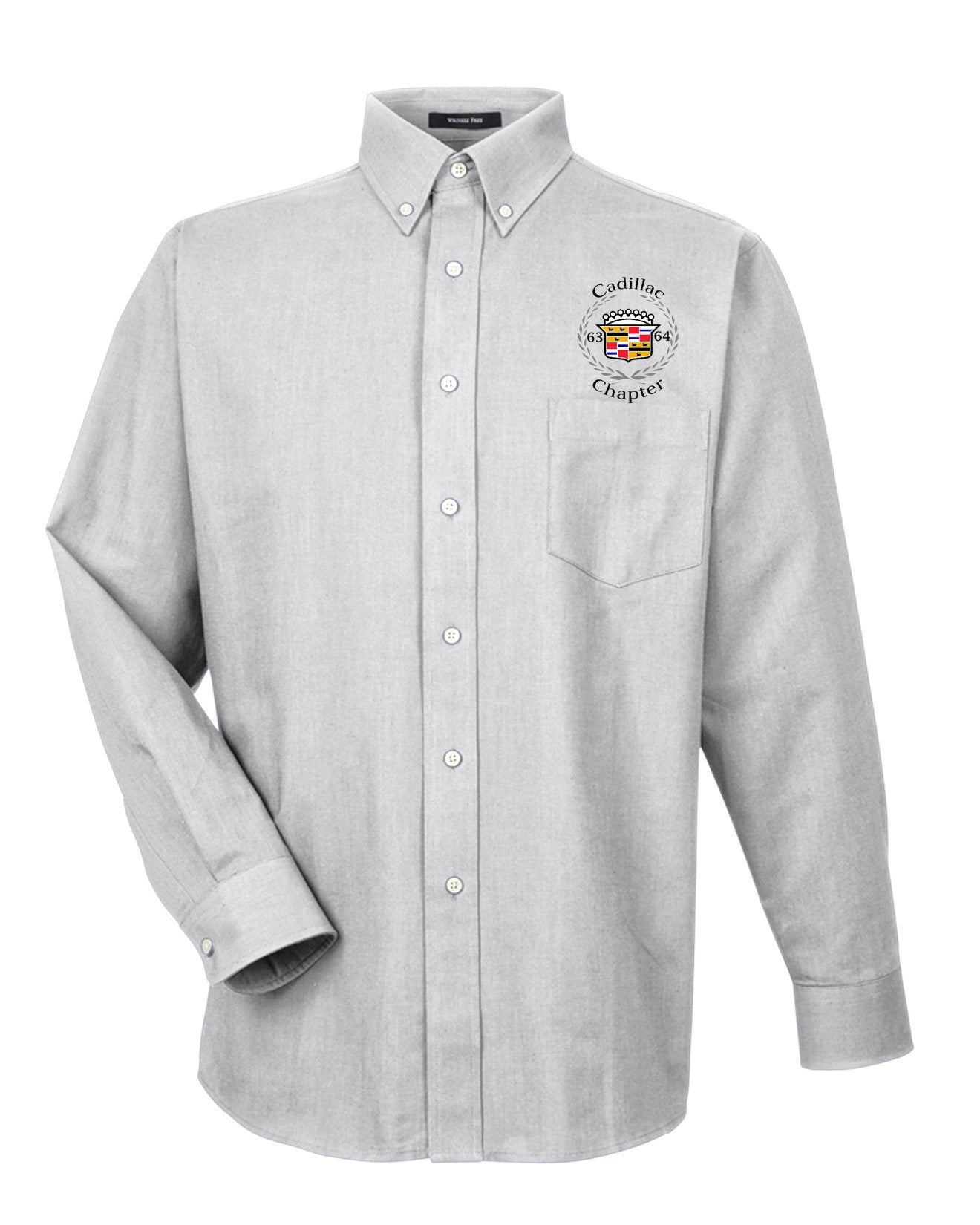 cadillac dress shirts CLC 1963 & 1964 Chapter LONG SLEEVE Oxford Dress Shirt – GMClubapparel.com