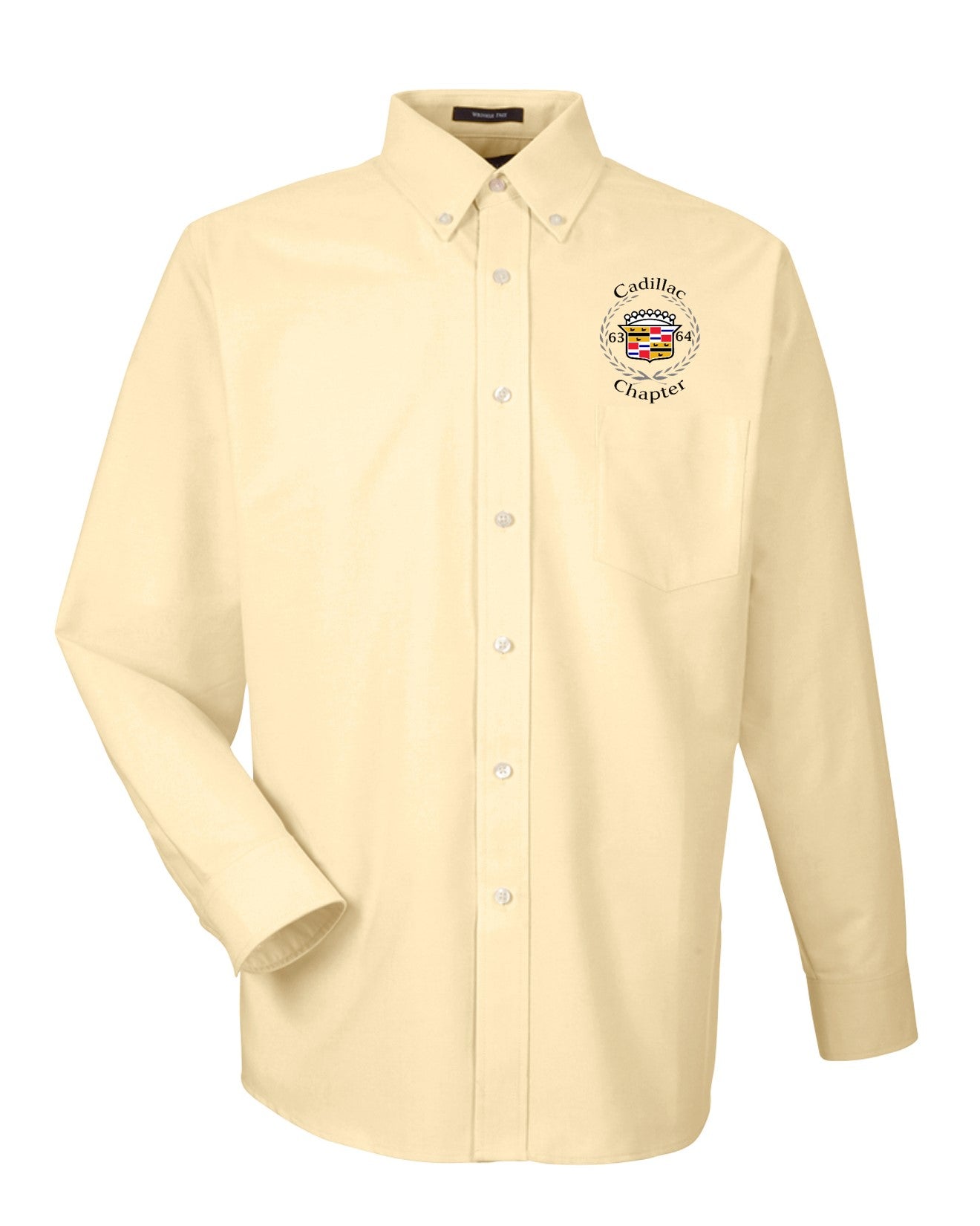 cadillac dress shirts CLC 1963 & 1964 Chapter LONG SLEEVE Oxford Dress Shirt – GMClubapparel.com