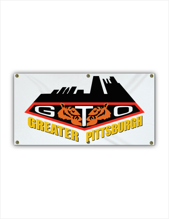 GREATER PITTSBURGH GTO CLUB Vinyl Garage Banner