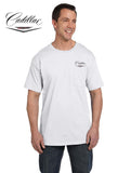 Cadillac 50's Pocket T-shirt (embroidered logo on front)
