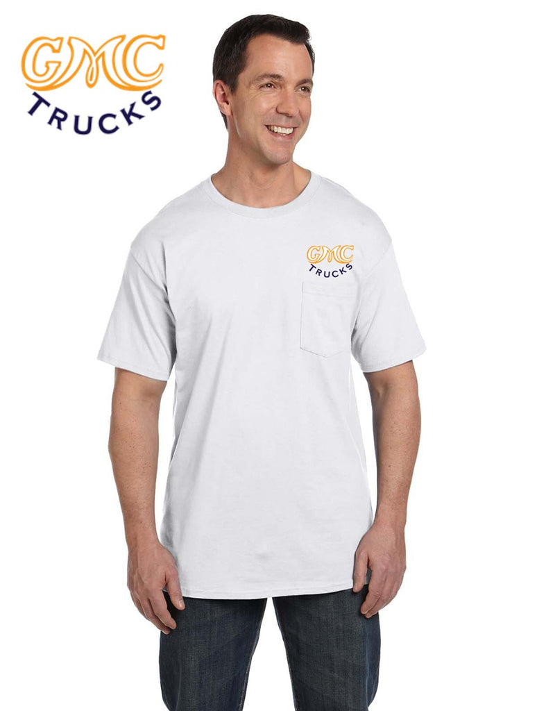 GMC 1930's Pocket T-shirt (embroidered logo on front)