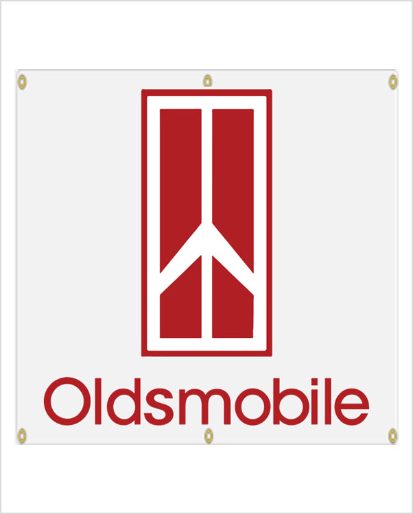 1980's Oldsmobile Garage Banner