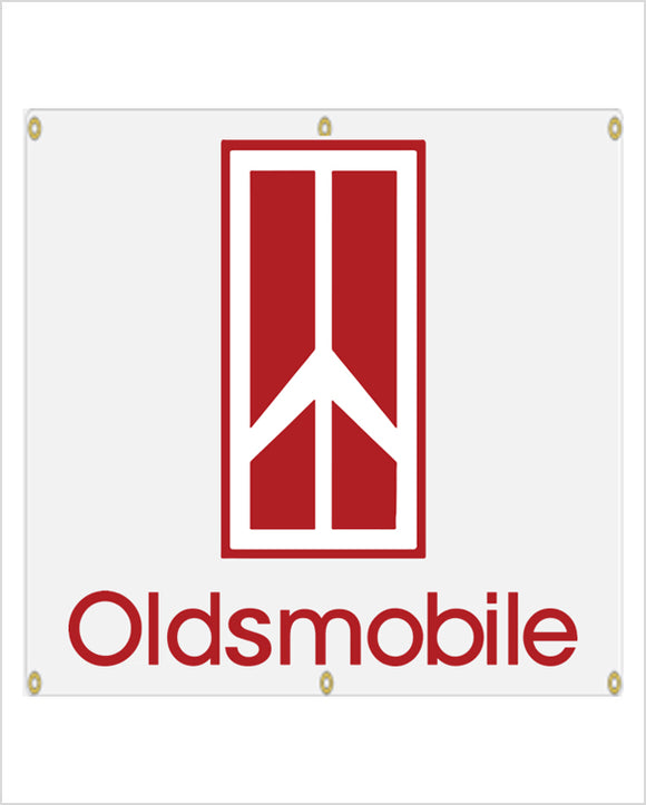1980's Oldsmobile Garage Banner