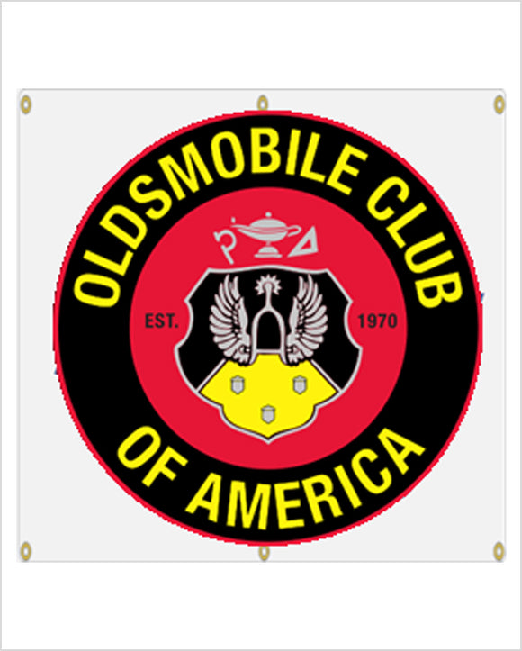 OCA Oldsmobile Club of America Garage Banner